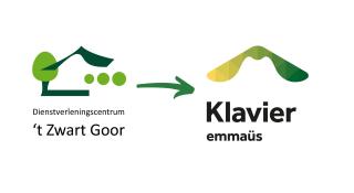 Zwart Goor wordt Klavier logo's