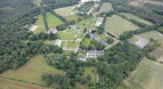 Luchtfoto domein Zwart Goor