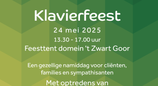 Affiche van het klavierfeest 2025.