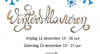 Affiche voor Winters Klavieren.